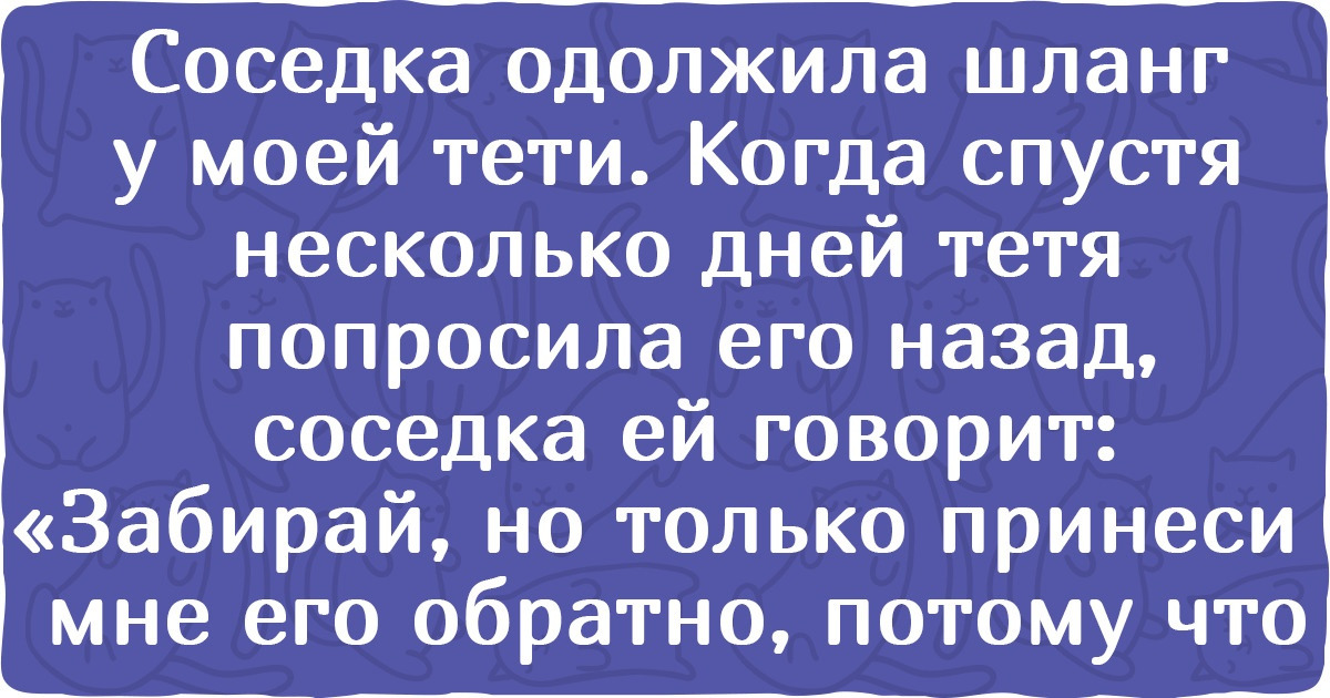 20 человек рассказали, как им удалось отвадить халявщиков 20 человек рассказали, как им удалось отвадить халявщиков