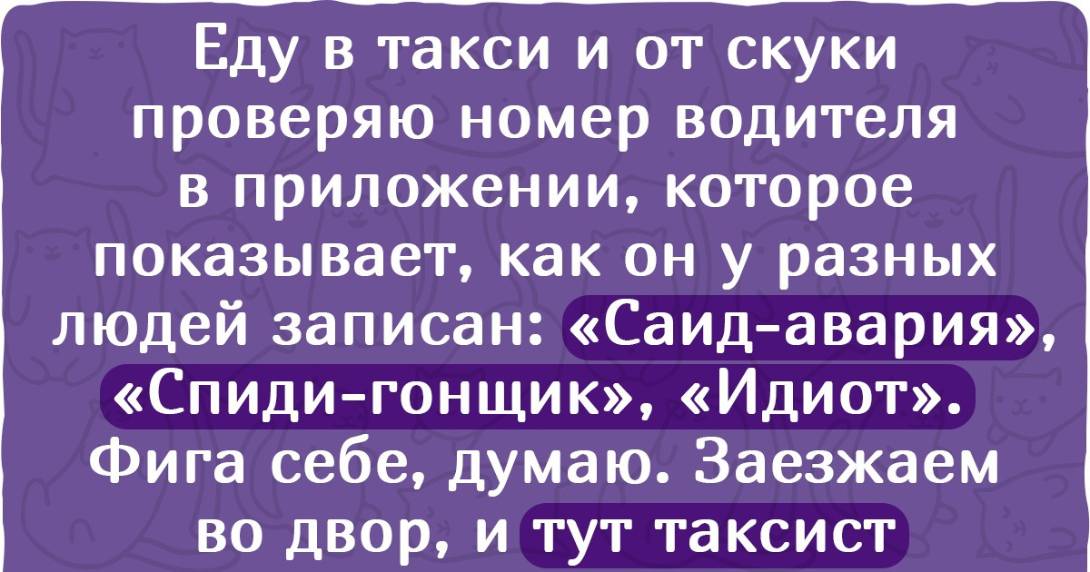 18 незабываемых поездок на такси, после которых седых волос на голове стало чуточку больше 18 незабываемых поездок на такси, после которых седых волос на голове стало чуточку больше